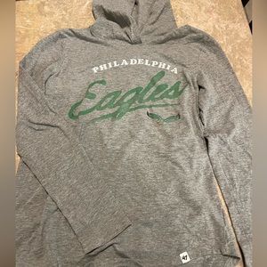 Women’s ‘47 Brand Size Small Grey Philadelphia Eagles Pullover Hoodie